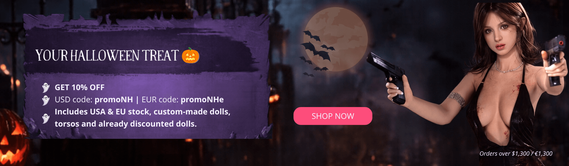 halloween 10% d