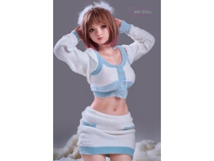 Silicone Sex Doll Asian Girl Liliane 4ft 11' (150 cm)/ E-Cup - MD DOLL